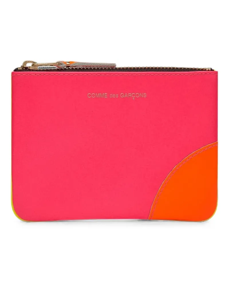 Comme des Garçons Portemonnaie mit Logo-Print - Rosa Rosa