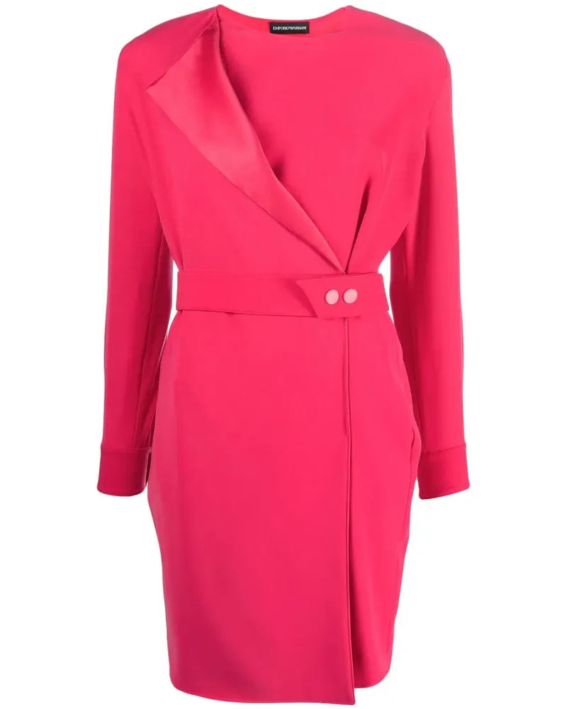Emporio Armani Minikleid aus Funktionsstoff - Rosa Rosa