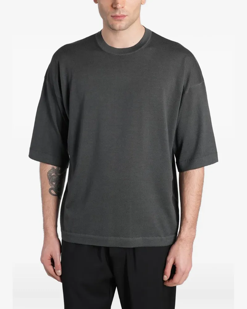 BARENA T-Shirt im Oversized-Look - Grau Grau