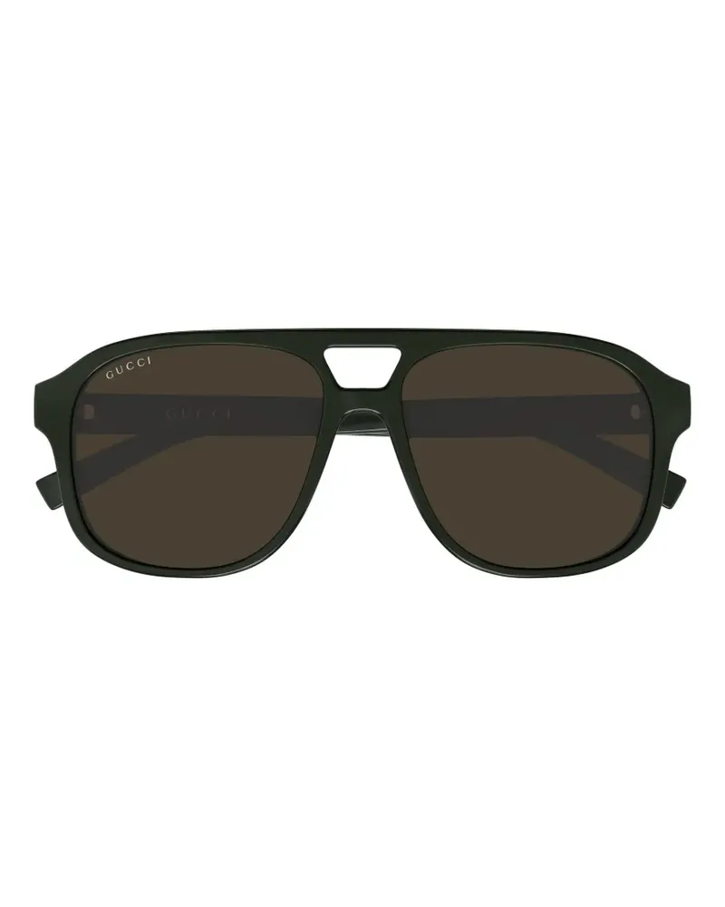 Gucci pilot-frame sunglasses - Schwarz Schwarz