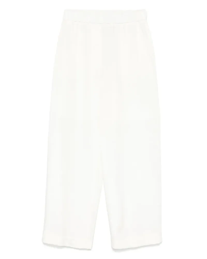 Peserico Hose mit Tapered-Bein - Weiß Weiß
