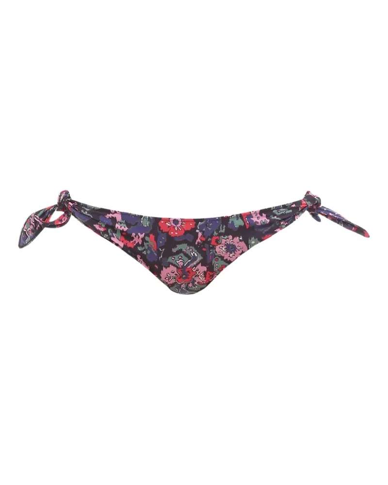 Isabel Marant Sukie floral-motif bikini bottoms - Schwarz Schwarz