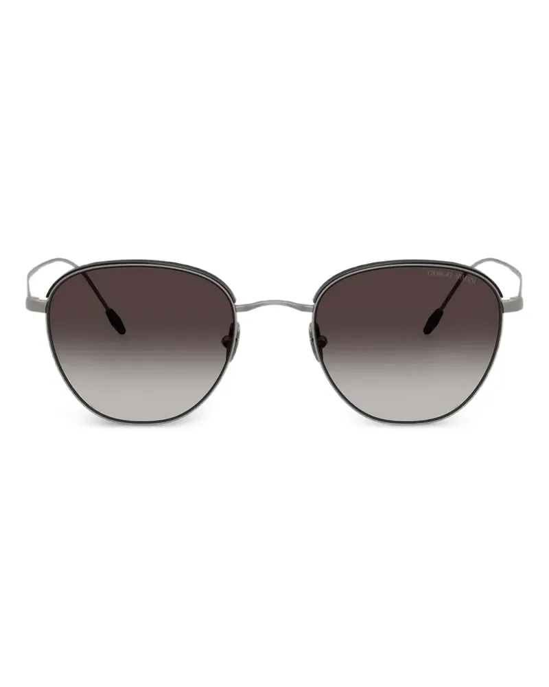 Giorgio Armani round-frame sunglasses - Silber Silber