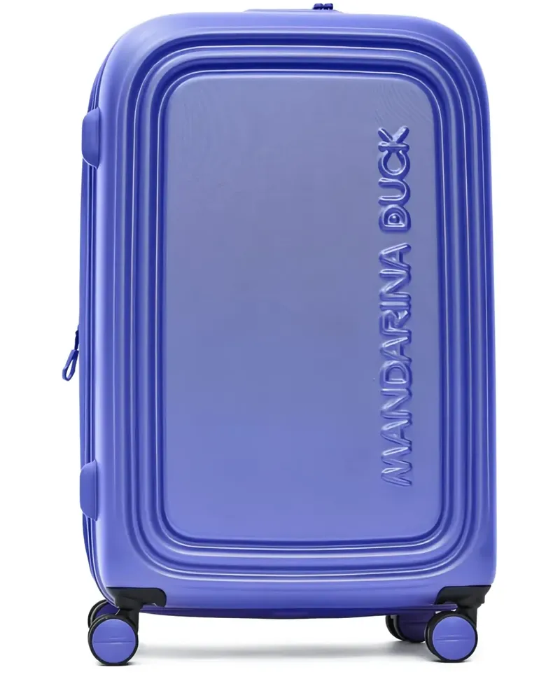 Mandarina Duck Koffer mit Logo-Prägung - Violett Violett