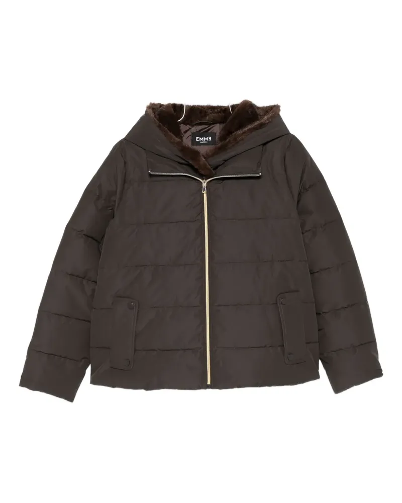 MARELLA Retore hooded puffer jacket - Braun Braun