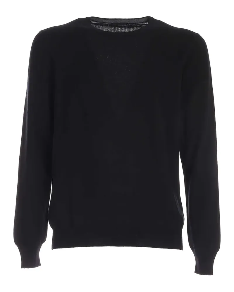 John Galliano Galiano Pullover mit rundem Ausschnitt - Schwarz Schwarz