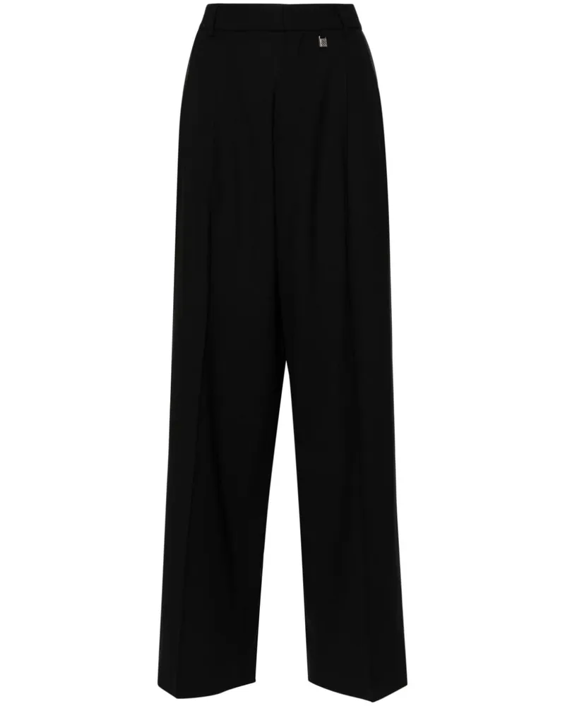 Giuseppe di Morabito Hose mit hohem Bund - Schwarz Schwarz