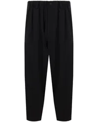 Yohji Yamamoto Hose mit elastischem Bund Schwarz