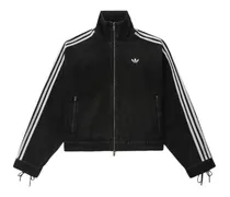 Jeansjacke mit Reißverschluss - Schwarz