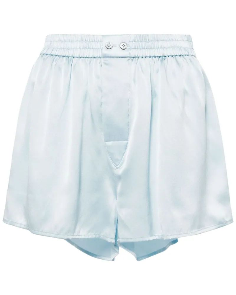 Alexander Wang Shorts mit Cut-Outs Blau