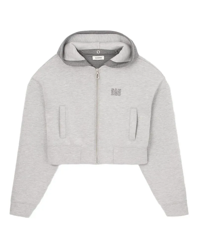 Sandro zip-up hoodie - Grau Grau