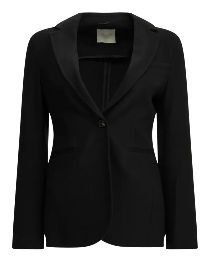 CIRCOLO 1901 single-breasted notch-lapel blazer - Schwarz Schwarz