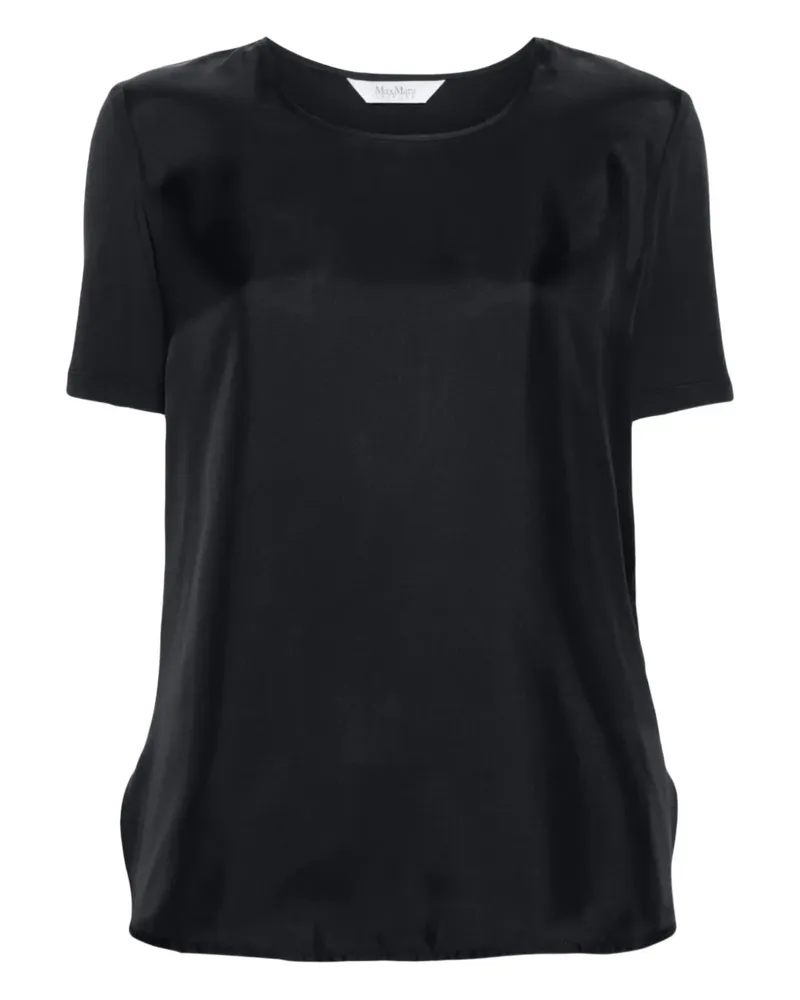 Max Mara Kurzärmelige Fuoco Bluse - Blau Blau