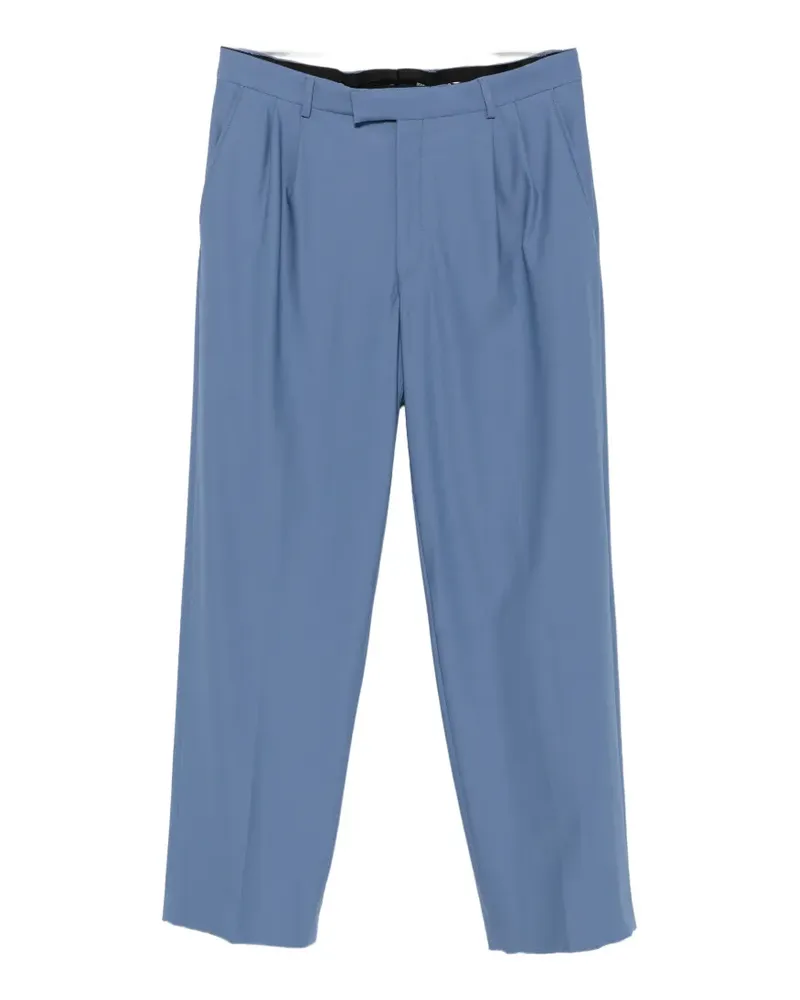 Karl Lagerfeld pleated straight-leg trousers - Blau Blau