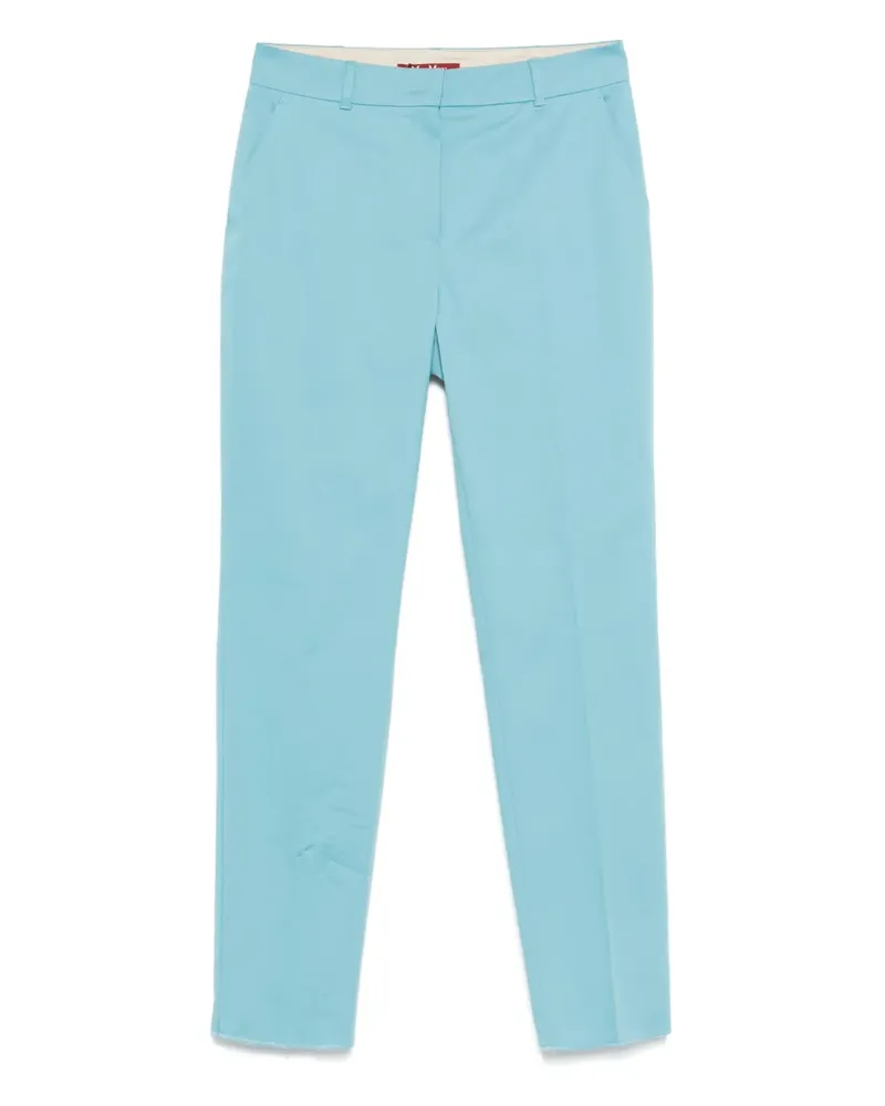 Max Mara Hose aus Baumwollstretch - Blau Blau