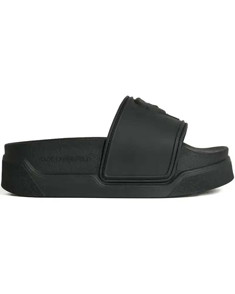 Karl Lagerfeld Ikon Kondo Pantoletten - Schwarz Schwarz