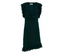 Kleid mit Fransen - Grün