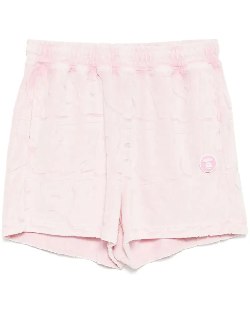BAPE Joggingshorts mit Logo - Rosa Rosa