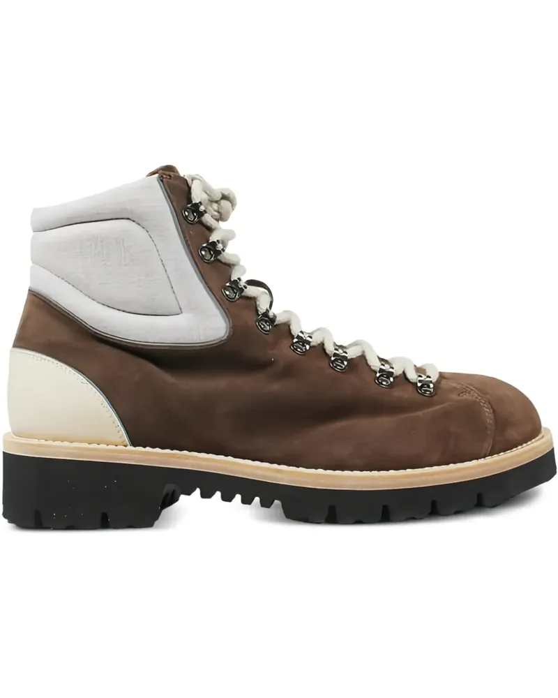 Eleventy Stiefel mit Schnürung - Braun Braun