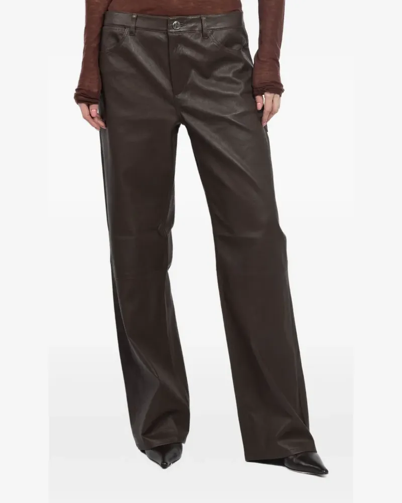 SPRWMN Americano Hose mit Taschendetail - Braun Braun