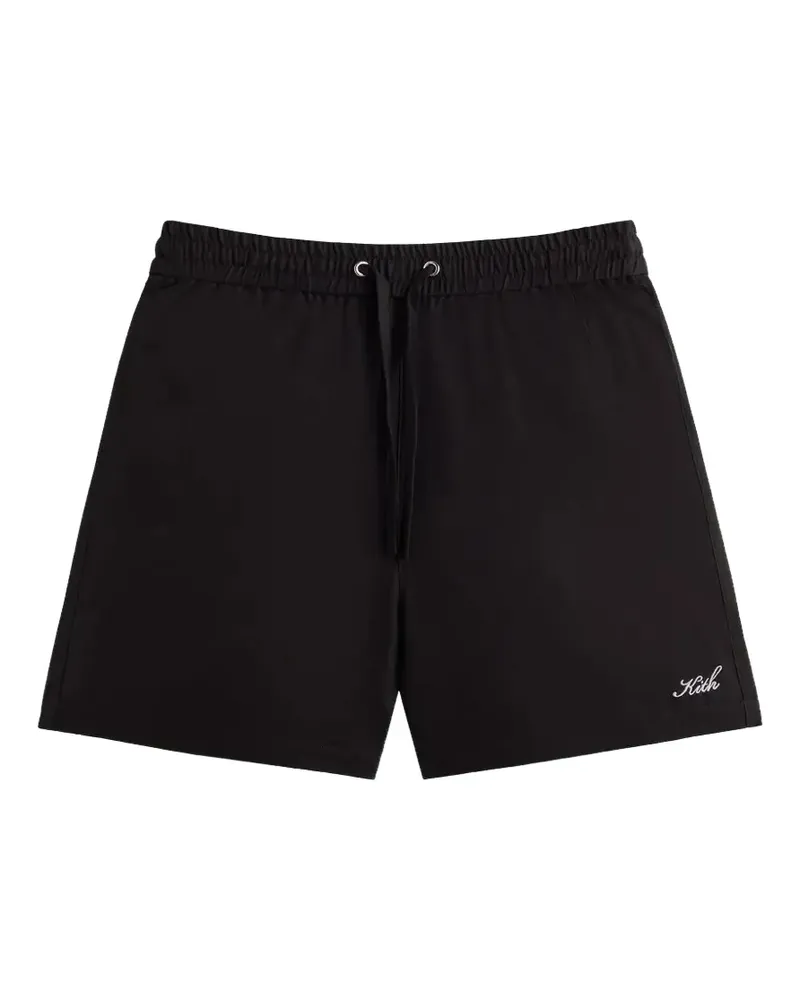 KITH logo-detail short - Schwarz Schwarz