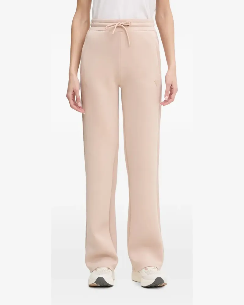 Guess logo-embossed track pants - Nude Nude