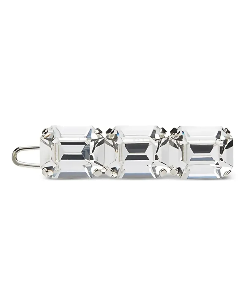 Maison Michel Haarspange mit Kristallen - Silber Silber