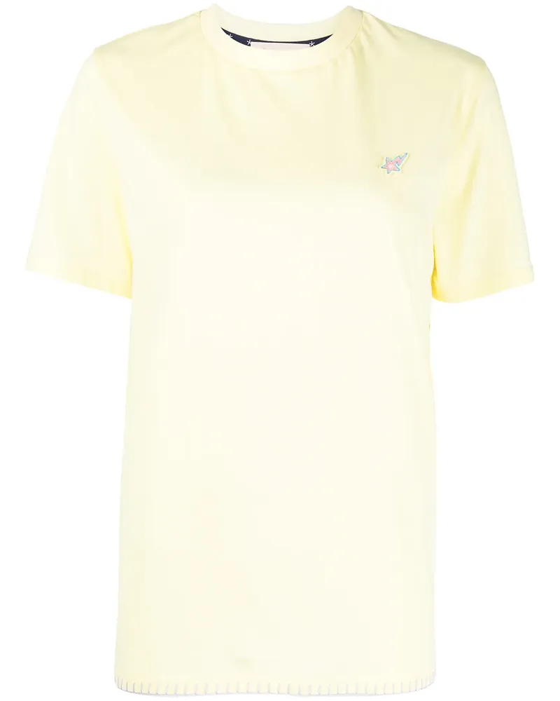 BAPE T-Shirt mit Logo-Patch - Gelb Gelb