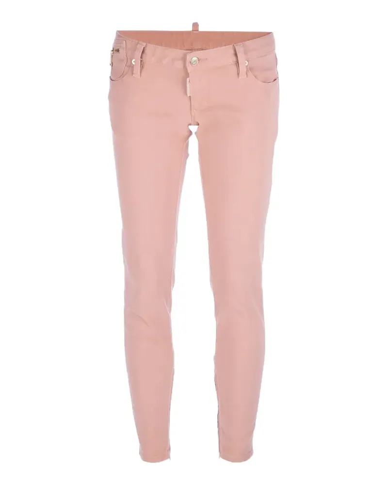 Dsquared2 Jeans mit Logo-Stickerei - Rosa Rosa