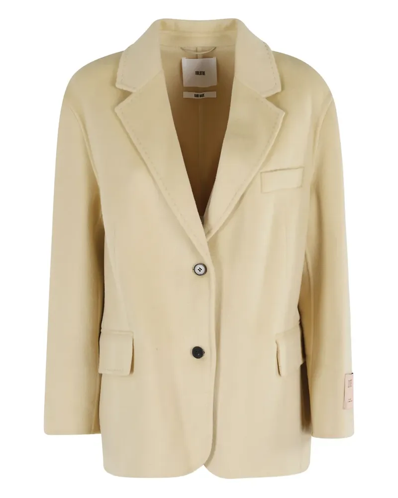 SOLOTRE button jacket - Nude Nude