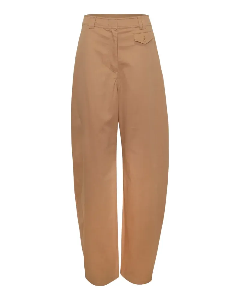 Ulla Johnson Laure button-flap trousers - Braun Braun