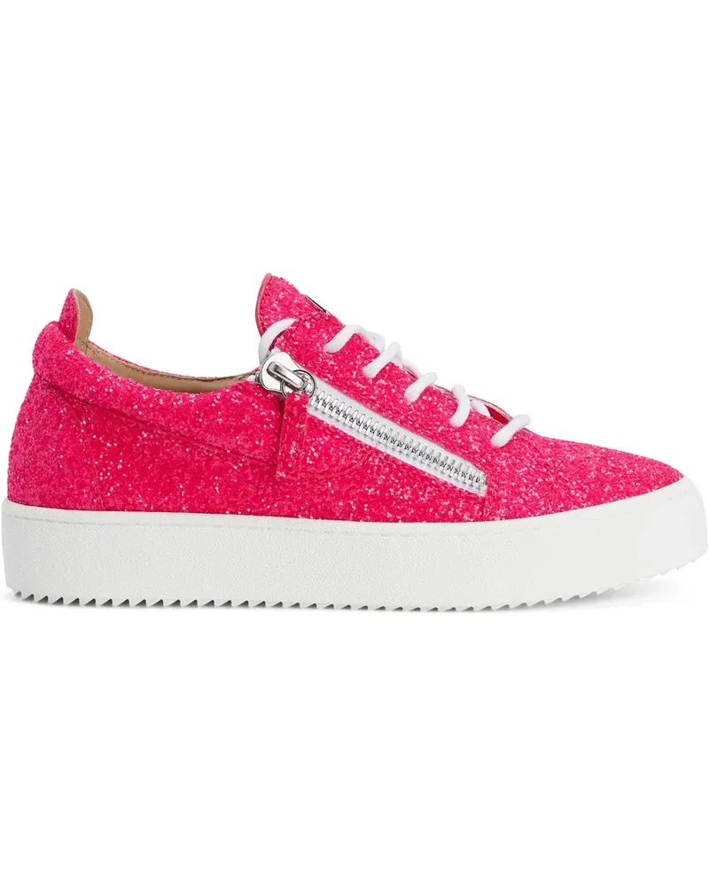 Giuseppe Zanotti Gail Glitter Sneakers - Rosa Rosa