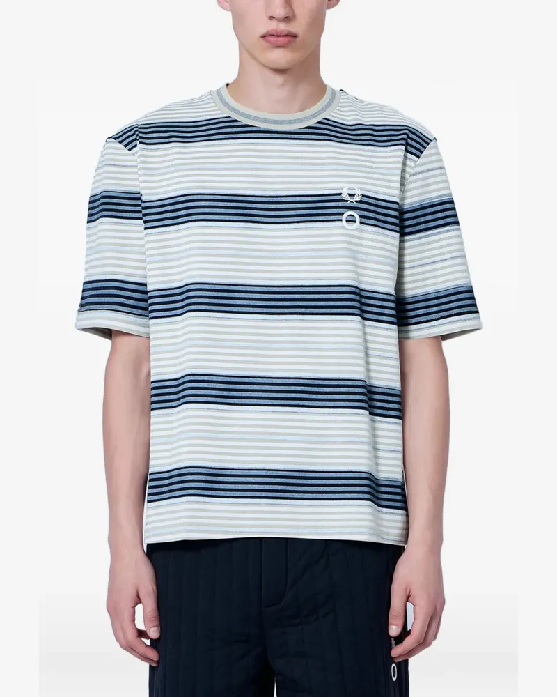 Fred Perry x Craig Green T-Shirt mit Streifenmuster - Nude Nude