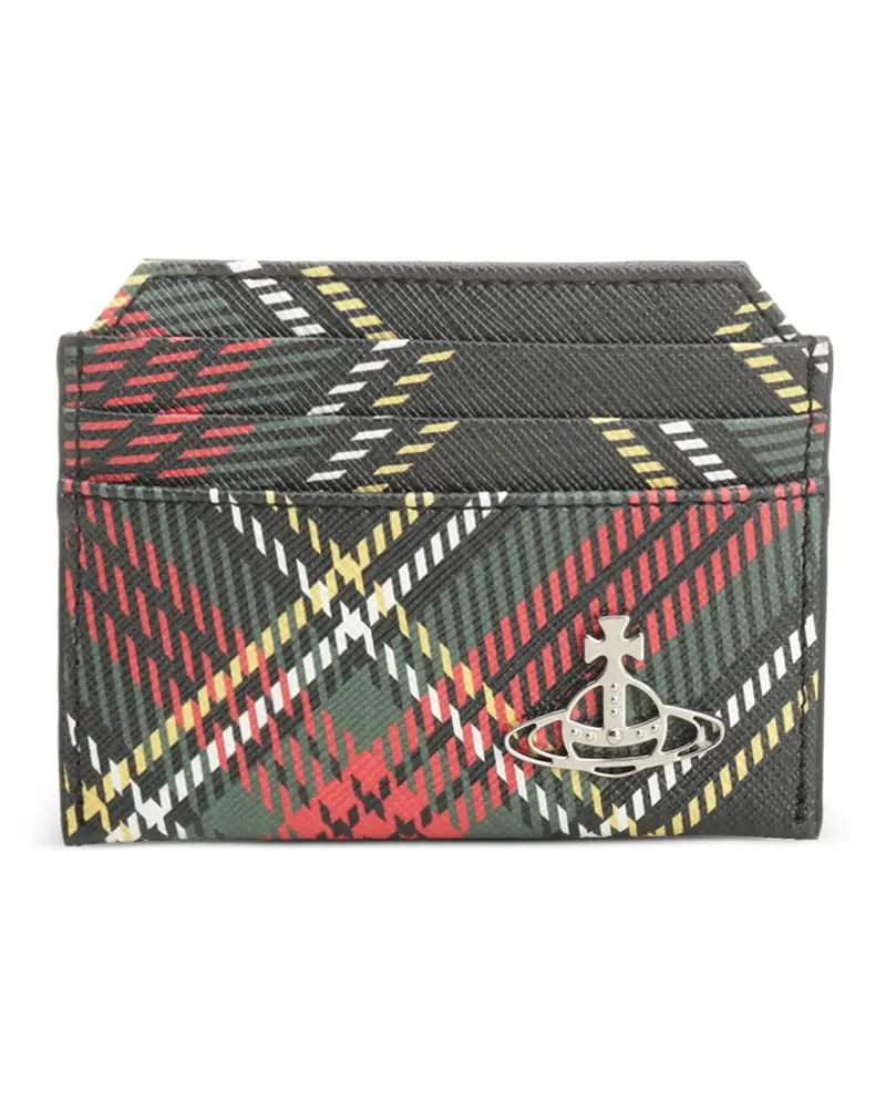 Vivienne Westwood Kartenetui mit Kristallen - Schwarz Schwarz