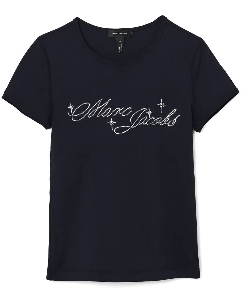 Marc Jacobs T-Shirt mit Logo-Verzierung - Schwarz Schwarz