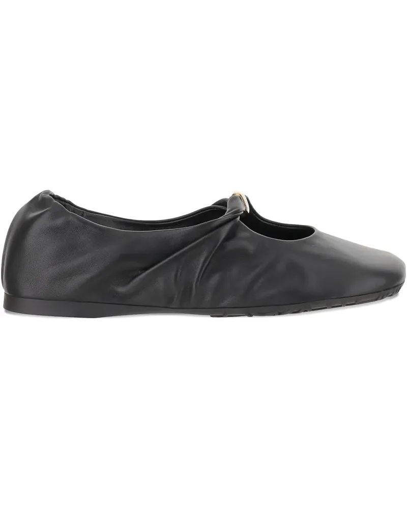 Loewe Pebble Ballerinas - Schwarz Schwarz