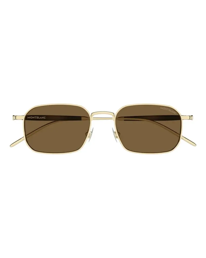 Montblanc square-frame sunglasses - Gold Gold
