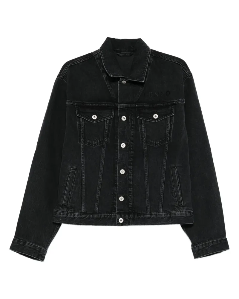 Kenzo Boke Flower Jeansjacke - Schwarz Schwarz