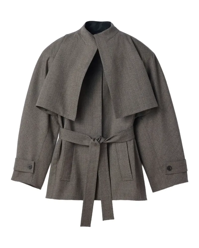 Jacquemus The Boléro peacoat - Grau Grau