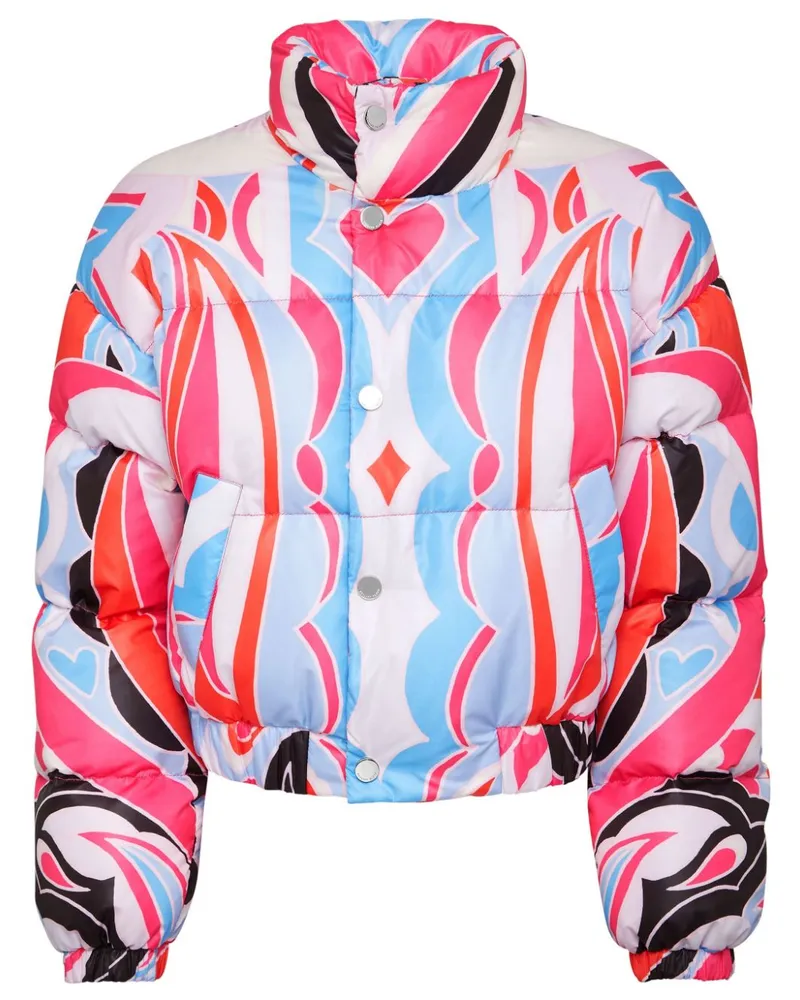 Philipp Plein Gefütterte Cropped-Jacke - Rot Rot