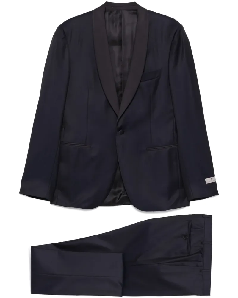 Canali Anzüge mit Polka Dots - Blau Blau