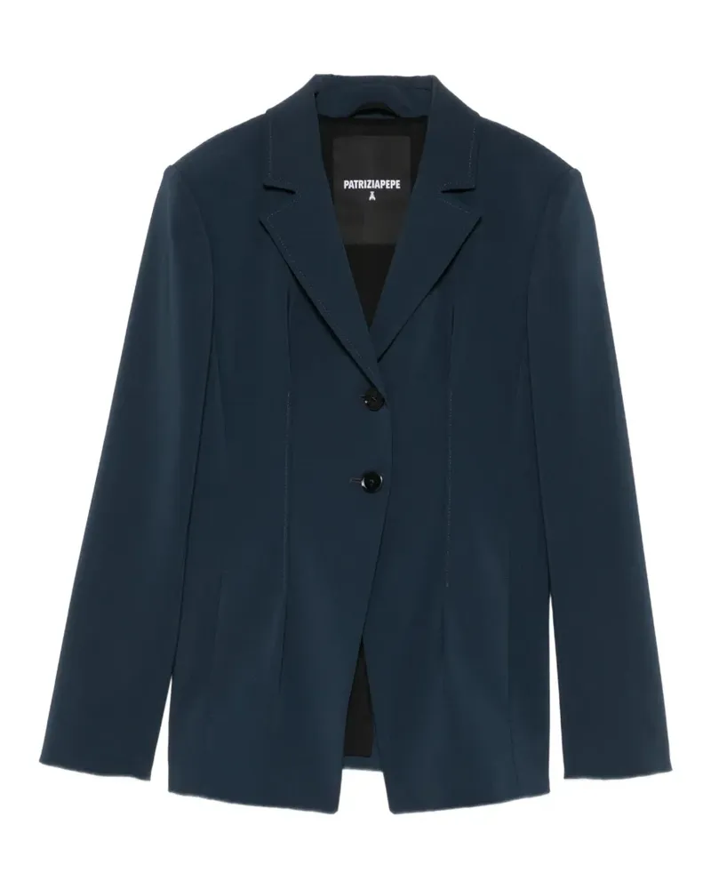 Patrizia Pepe single-breasted blazer - Blau Blau