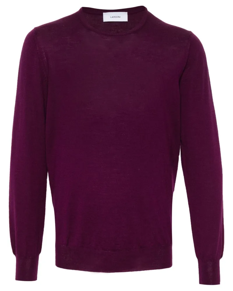 LARDINI Pullover mit rundem Ausschnitt Violett