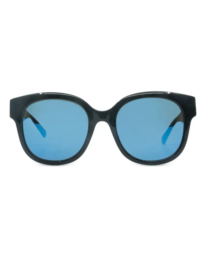 MCM Sonnenbrille mit rundem Gestell - Schwarz Schwarz