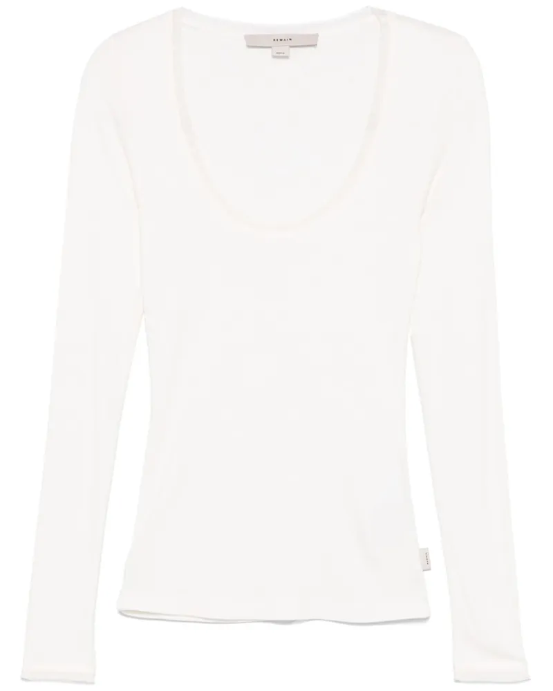 REMAIN Langarmshirt aus Jersey - Weiß Weiß