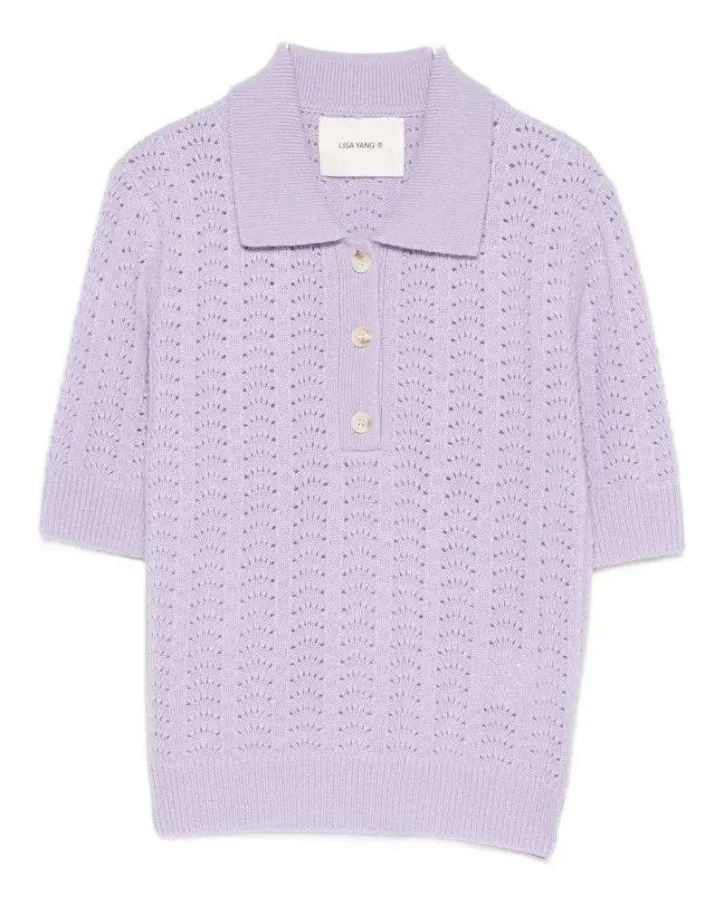 Lisa Yang Masy polo top - Violett Violett