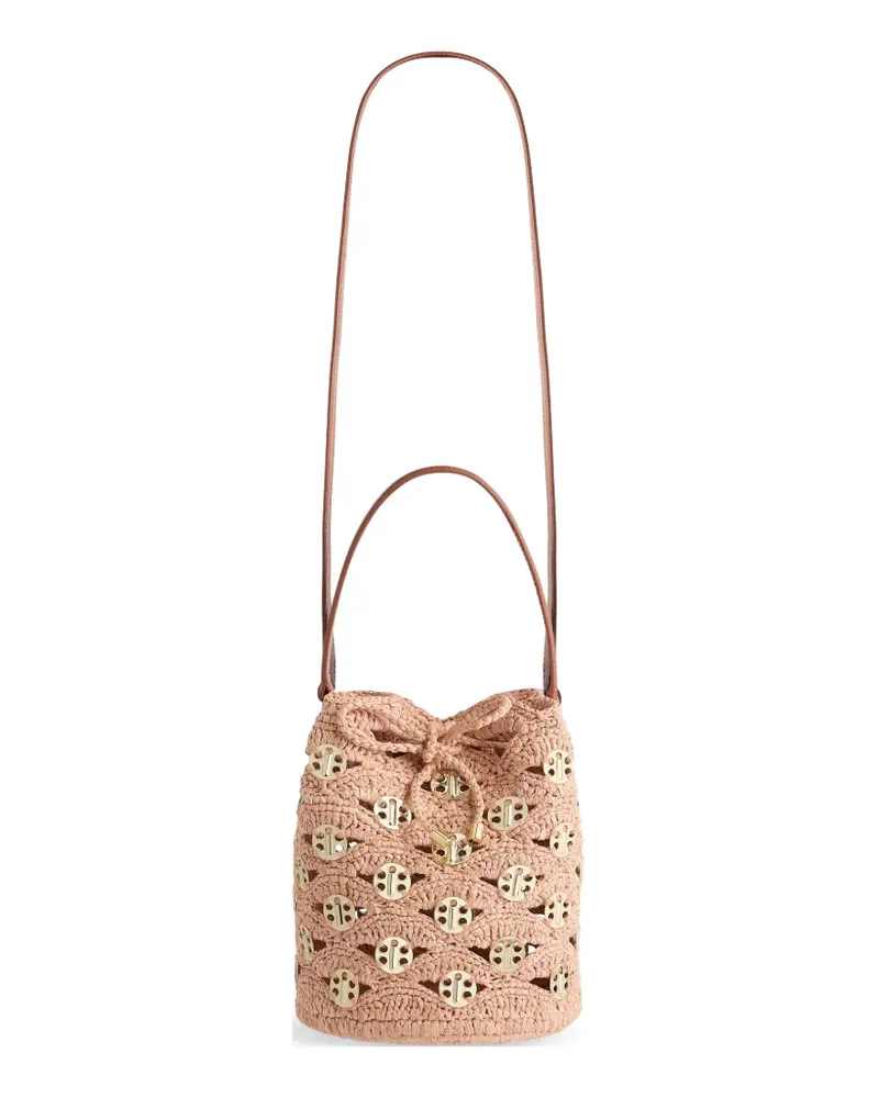 Paco Rabanne Mittelgroße Crochet 1969 Disc Beuteltasche - Rosa Rosa