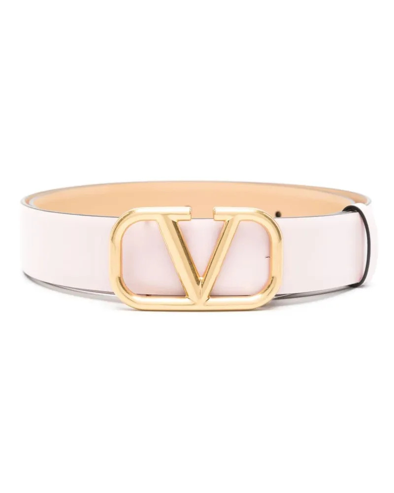 Valentino Garavani Gürtel mit VLogo - Rosa Rosa