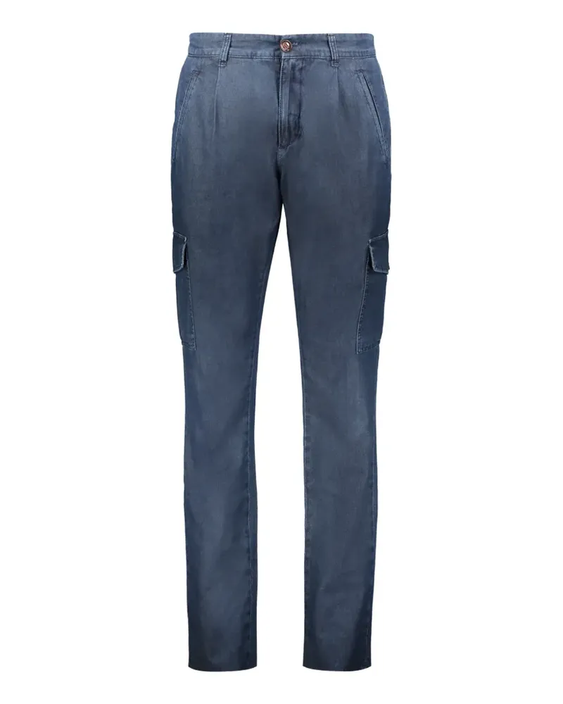 MOORER Borghesi Hose - Blau Blau