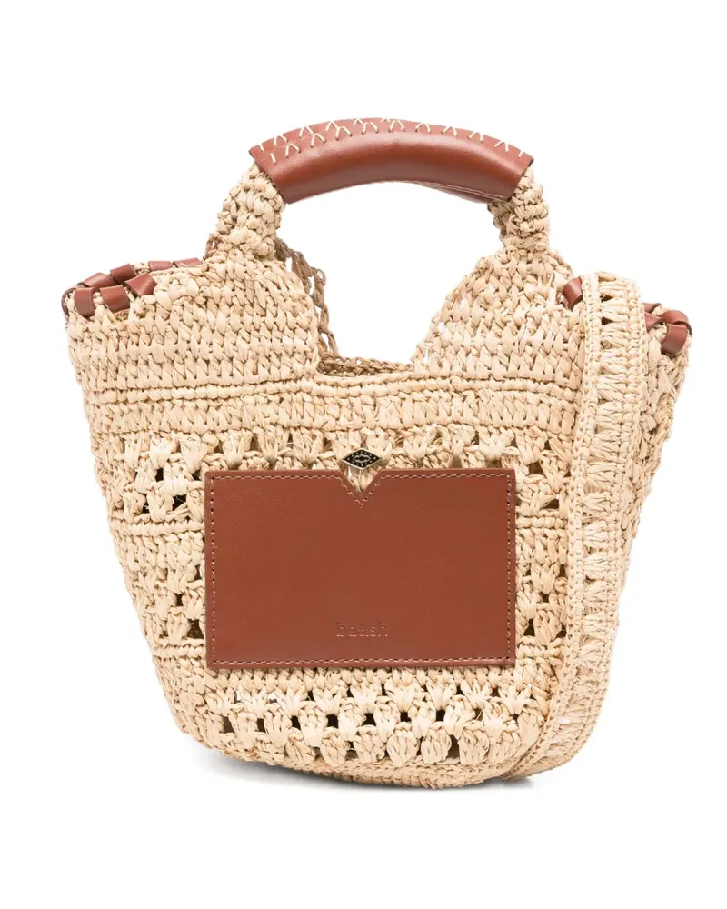 ba&sh Gehäkelte Ara Ara Tote Bag - Nude Nude